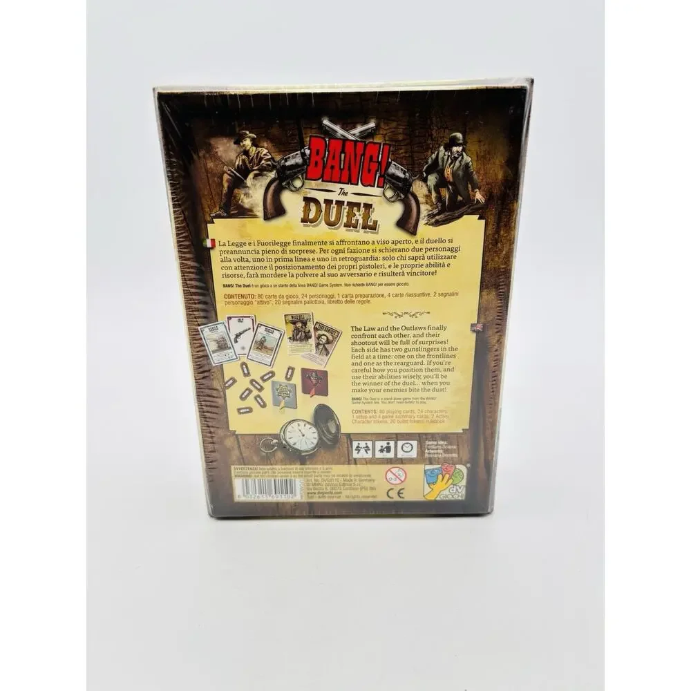 BANG! The Duel by DV Games 2 Players Card Game New Sealed